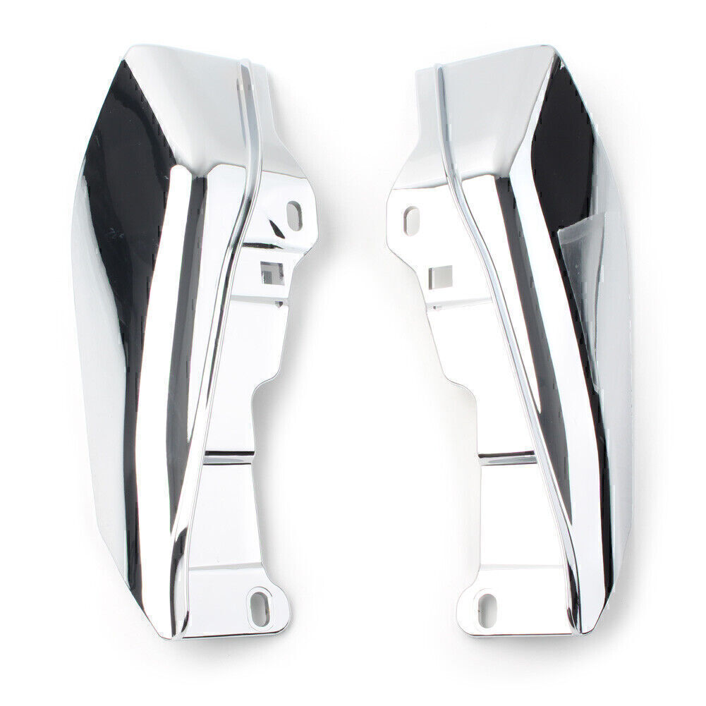 for Harley Road Glide 09-16 Chrome ABS Mid-Frame Air Deflector Trim Heat Shield