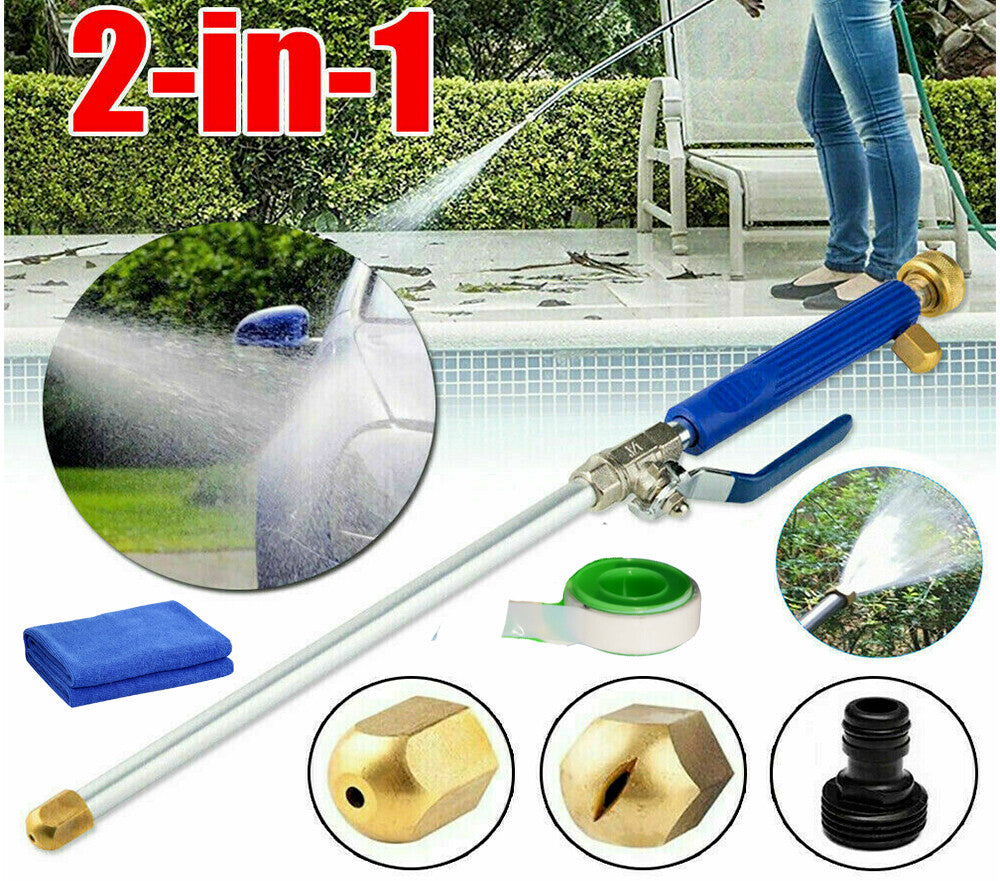 High Pressure Power Washer Water Spray Gun Nozzle Wand Attachment Garden Hose US