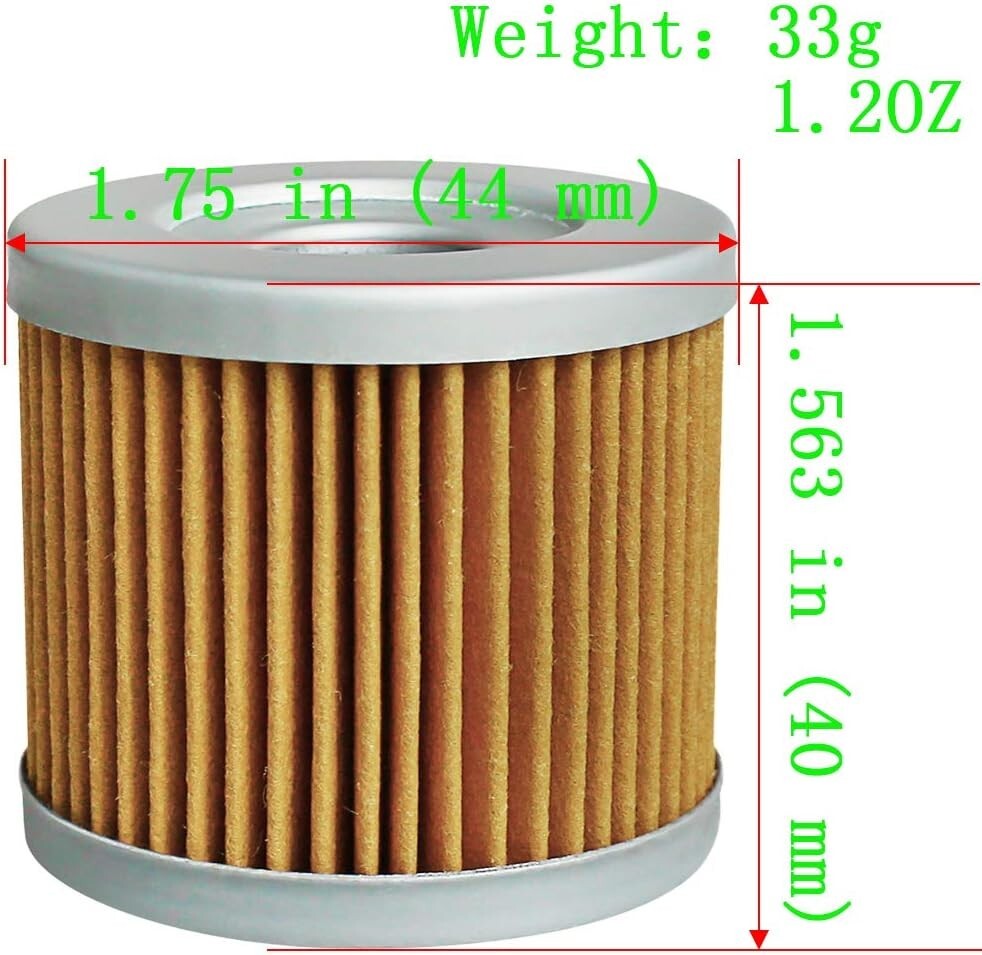 Oil Filter for SUZUKI LT125 1983-1987 / LT185 1984-1987 (Yellow)