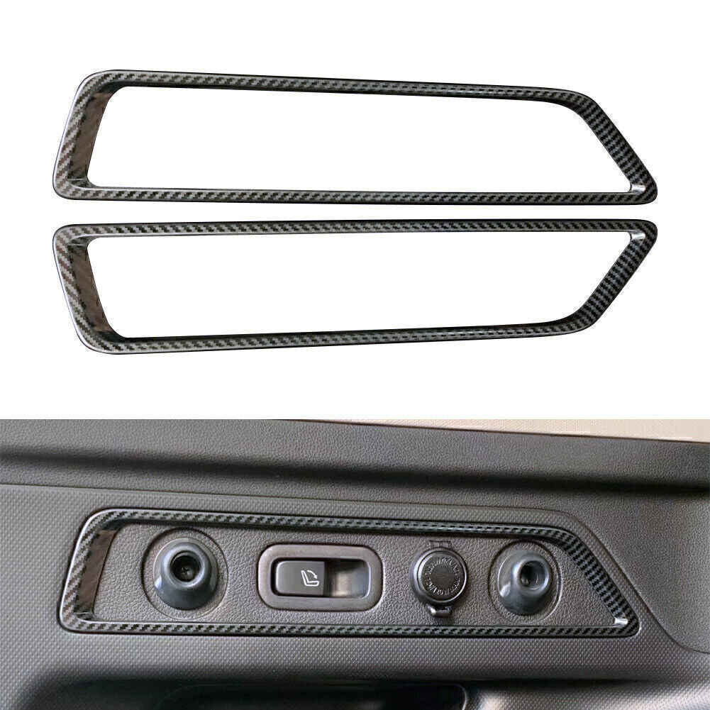 Carbon Fiber Rear Trunk Switch Button Cover Trim for Subaru Forester SK 2019 20