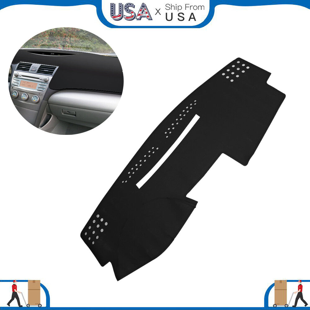 Sunshade Non-Slip Leather Dashboard Cover Dashmat for Toyota for Camry 2007-2011