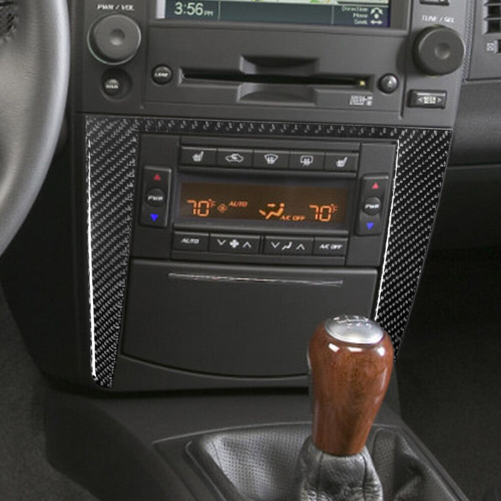 Carbon Fiber Climate Control Surround Cover Trim for Cadillac CTS 2003-2007