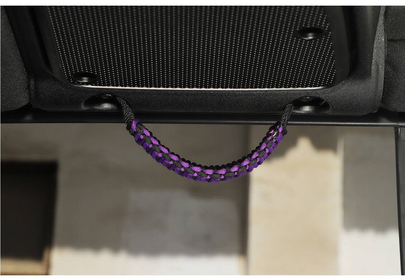Headrest Top Roll Bar Grab Handles Grip for Jeep for Wrangler YJ TJ JK JL JT¡Á2Purple