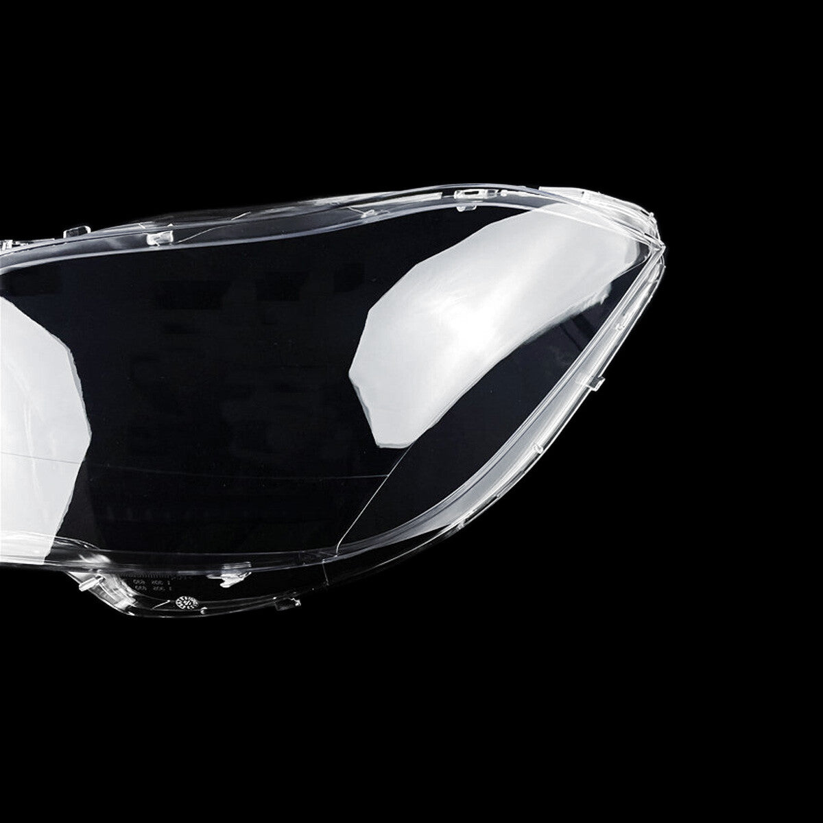 Dual transparent headlight protective lens cover for Mercedes-Benz CLS W218 (2010, 2011, 2012, 2013, 2014)