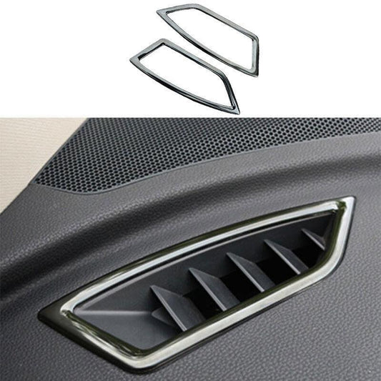 for Subaru Forester 2019-22 Black Titanium Dashboard Upper Air Outlet Vent Trim