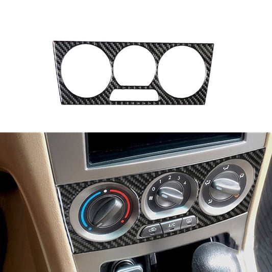 Carbon Fiber Air Conditioner Switch Button Trim Cover for Subaru Forester Type B