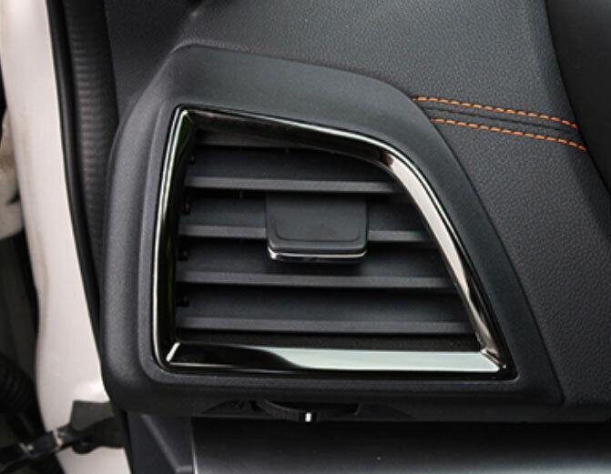 for Subaru Crosstrek 2019-23 Black Titanium Left And Right Air Outlet Vent Trim