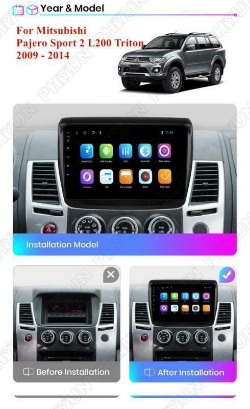 32G for Mitsubishi For 09-14 Pajero Sport Triton L200 Stereo Radio GPS Nav Head Unit