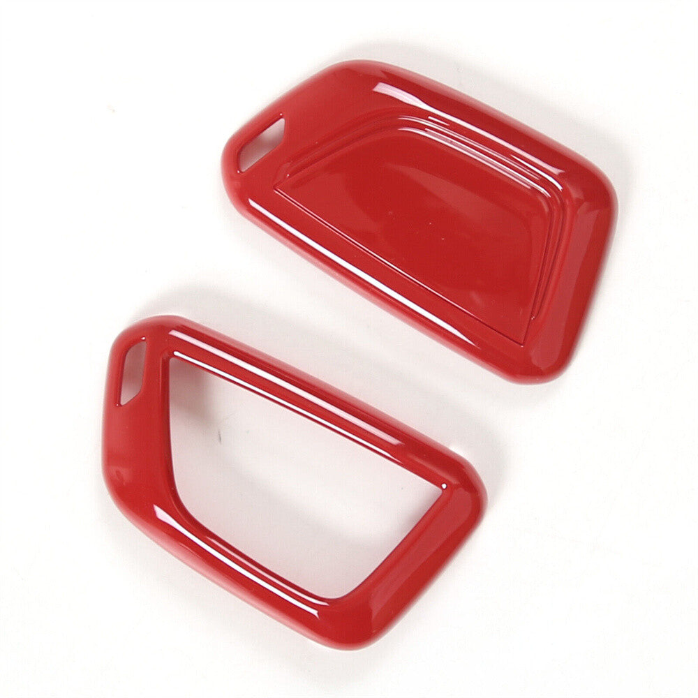 for Chevrolet for Corvette C8 2020+ Remote Key Fob Case Protect Shell Cover ABS Red