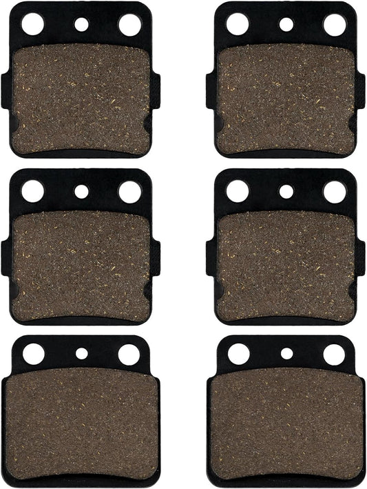 Front Rear Brake Pads Compatible for Suzuki LT-Z 400 LTZ400 Quadsport 400 2003