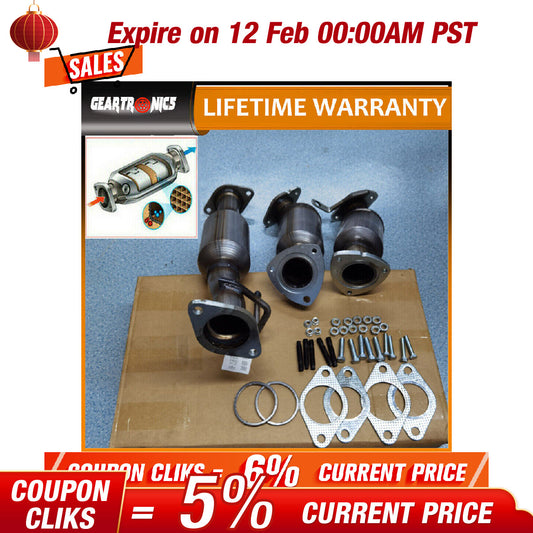 3x Catalytic Converter Exhaust for Buick Enclave 3.6L 6 Cylinder 2008 -17 US