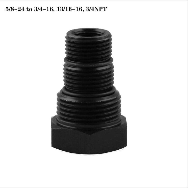 1¡ÁBlack 5/8-24 to 3/4-16 13/16-16 3/4 NPT Automotive Threaded Oil Filter Adapter
