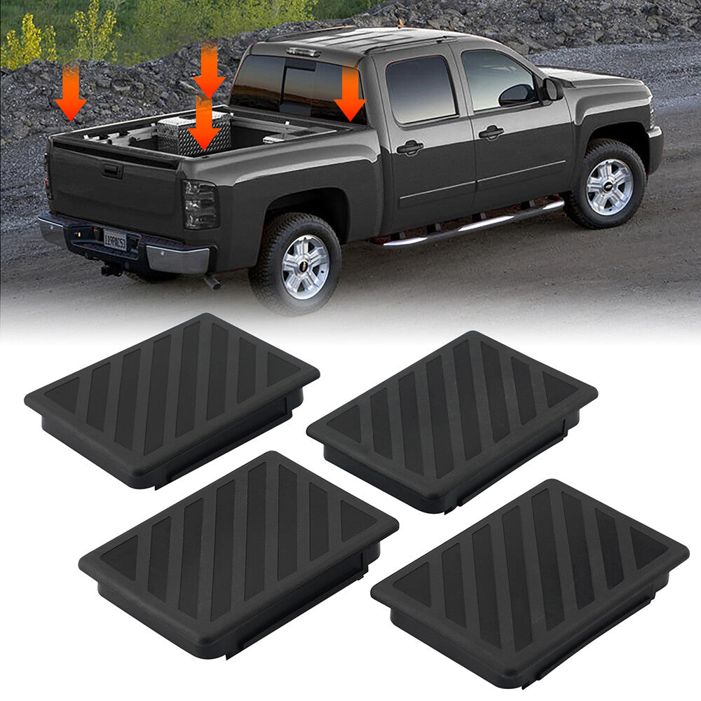 4-Piece Truck Bed Rail Pile Cover Compatible with for Chevrolet Silverado and for Jimny for Sierra Leone