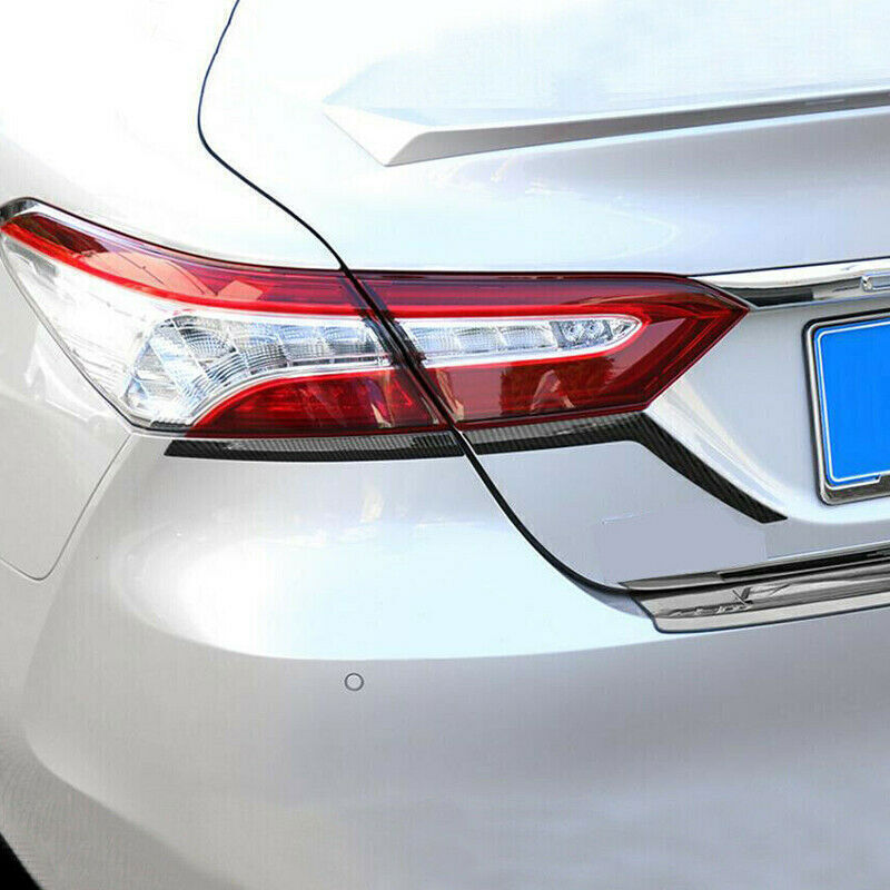 for Toyota for Camry 21-2023 ABS Carbon Look Rear Tail Light Lamp Cover Trim Strips