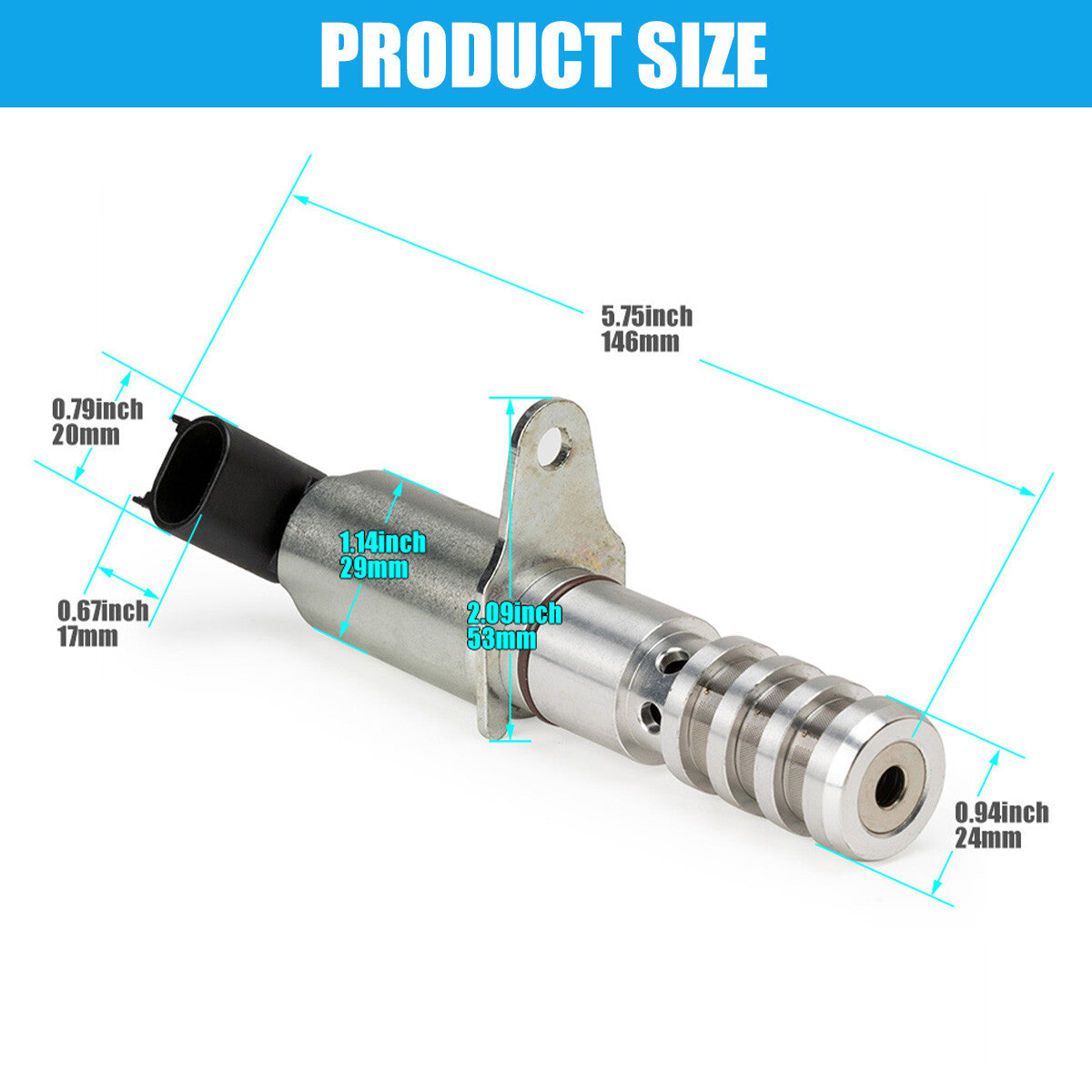 1x Variable Valve Timing Solenoid for Chevy Trailblazer for GMC for Canyon 12568078