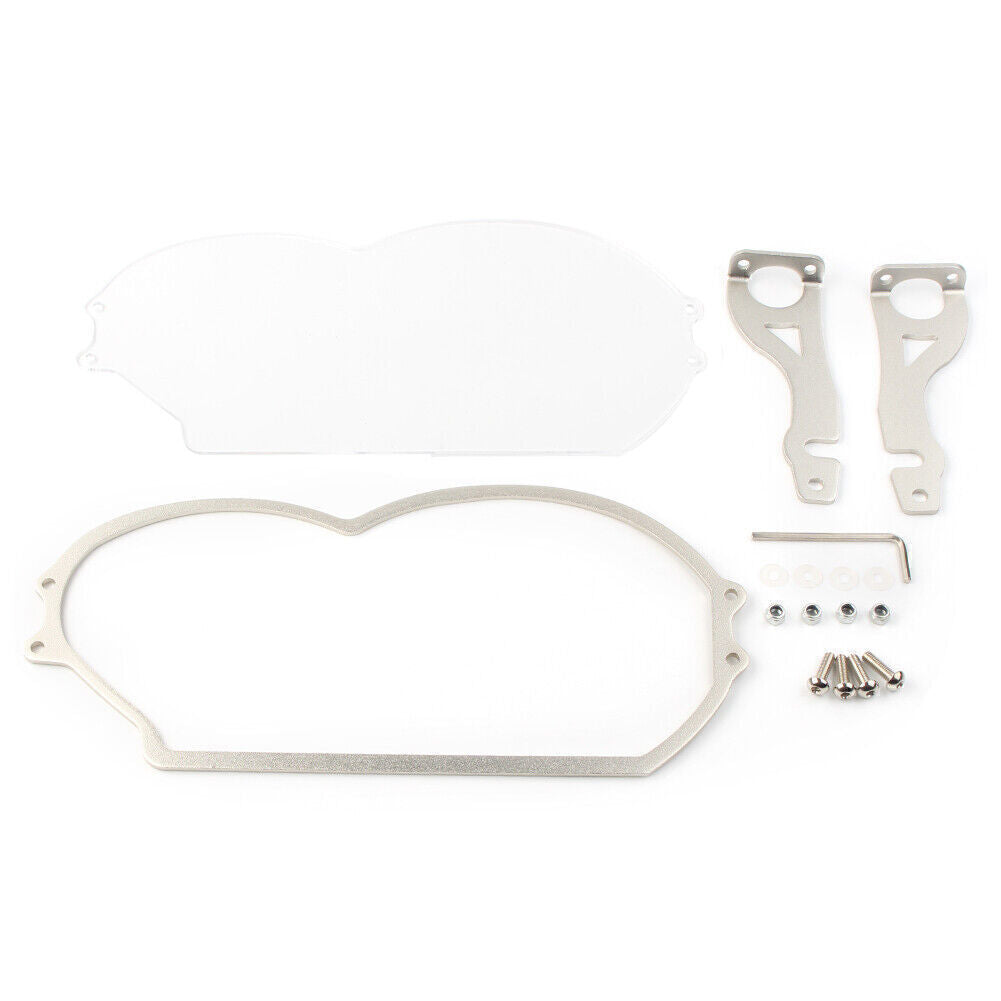 Motorcycle Clear Front Headlight Cover Headlamp Guard Fit for BMW R1200 GS ABS 05-12