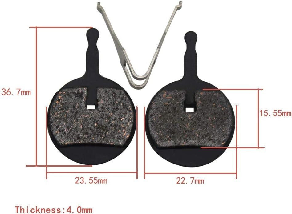 Bicycle Disc Brake Pads for Avid BB5 BB-5 BB 5 MTB Bike (Semi-Metallic Sintered)