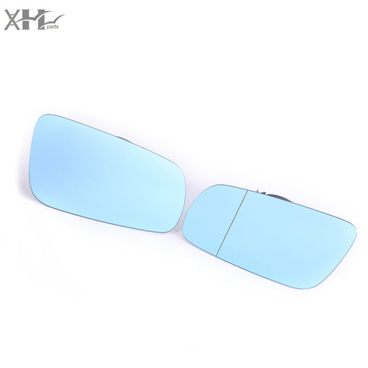 L&R Blue Heated Mirror Glass Power for VW for Jetta for Bora for Golf MK4 for Passat B5 Sharan