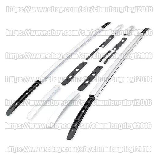for Mitsubishi ASX Outlander Sport RVR 2010-21 silver Roof Rail Rack Side Bar 2x