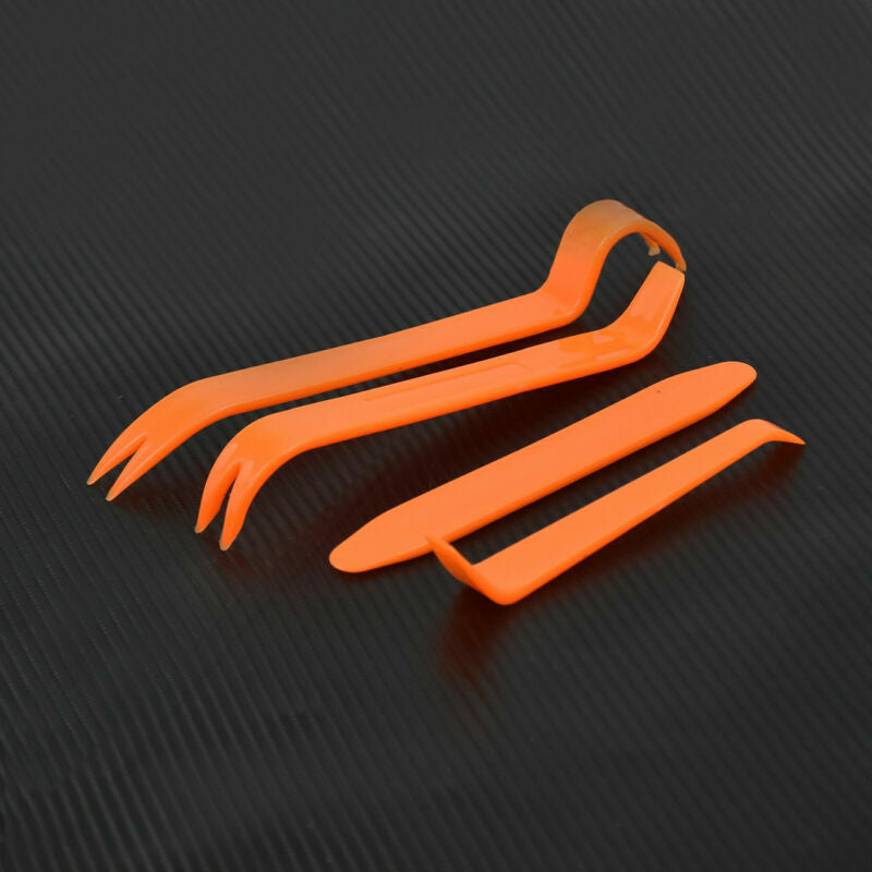 4x Car Removal Open Tools Door Clip Kit Door Trim Panel Clip Lights Radio Audio