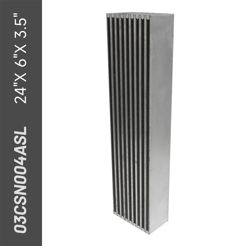 Universal Race High Performance Bar and Plate Air Intercooler Core 24X 6X 3.5