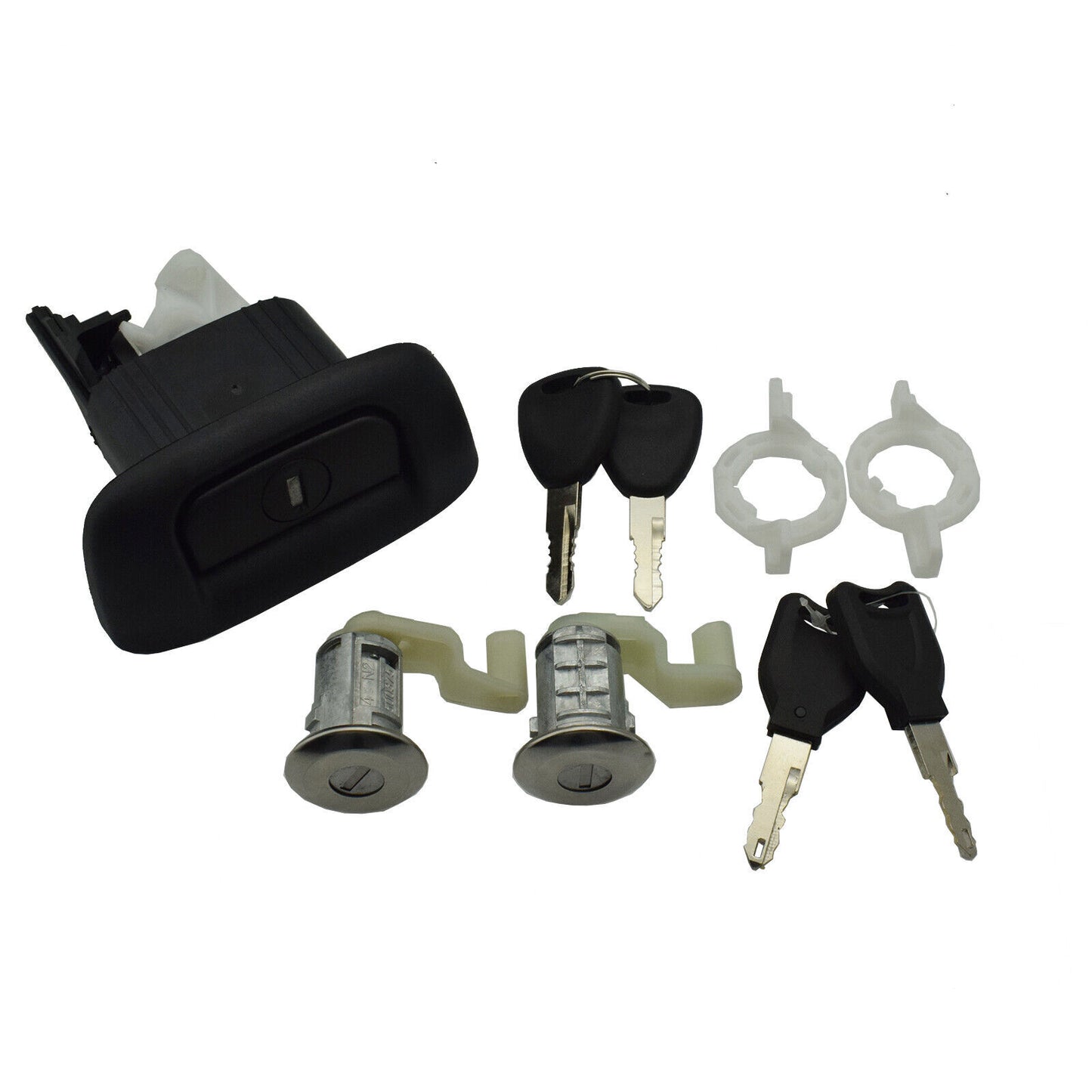Tailgate Trunk Boot Lock Lock Cylinder Set for Renault Clio Thalia 7700431773