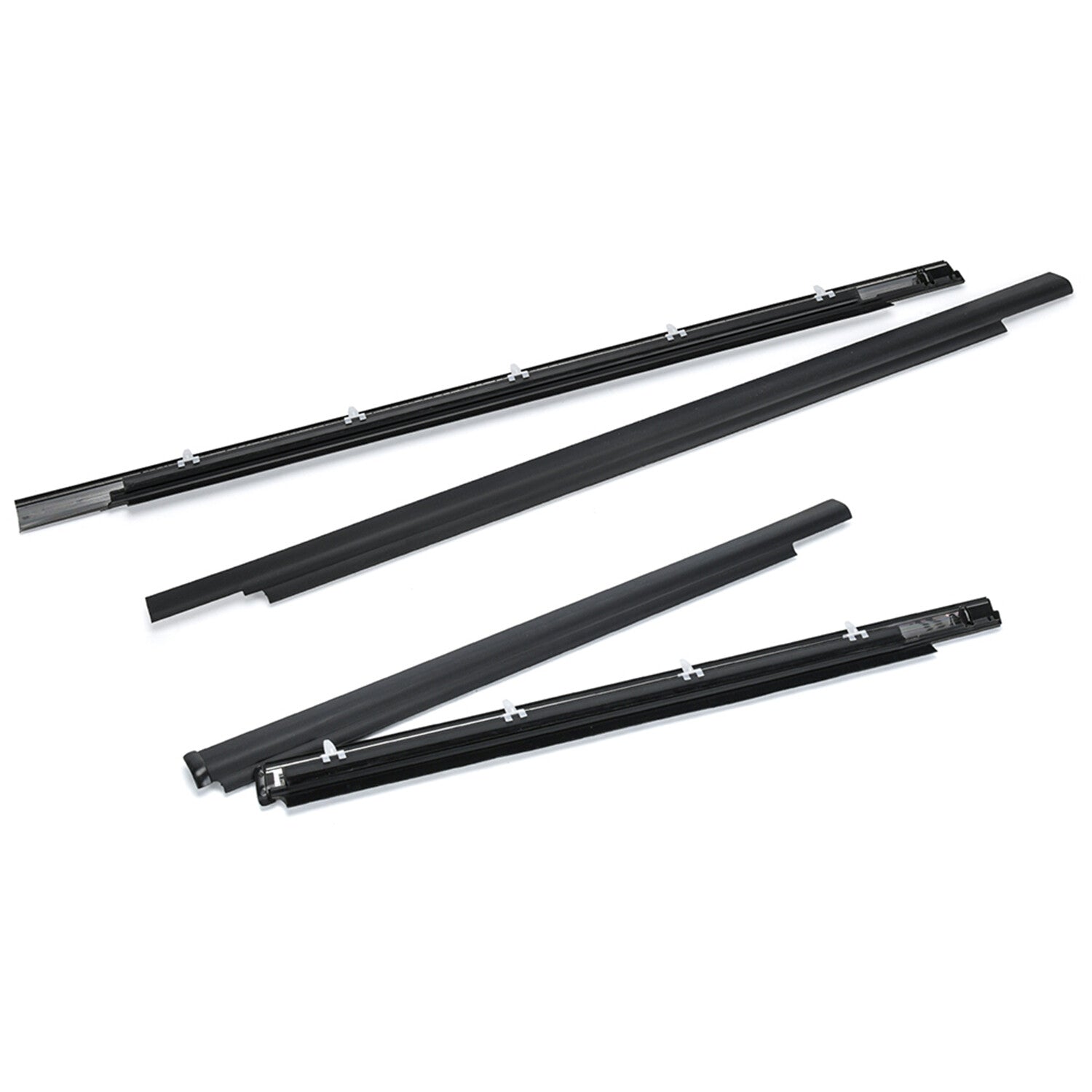L+R Molding Trim Weatherstrip Window Door Belt Seal For 2001-2007 for Toyota Sequoia