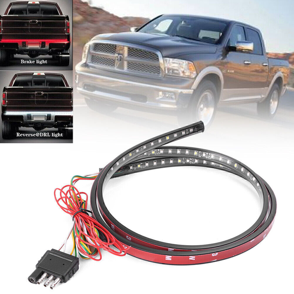 48 LED Flashing strobe Tailgate Brake Signal lamp Pickup Truck Tail light Bar