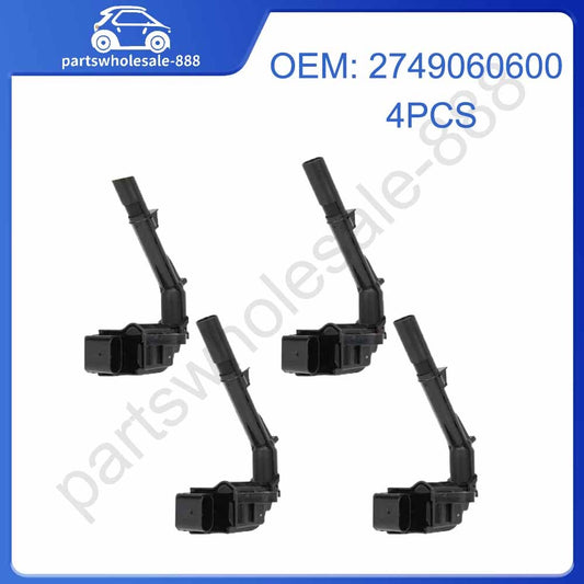4 Pacs Ignition Coil For 16-18 for Mercedes-Benz C300 C350e CLA250 GLC300 L4 2.0L