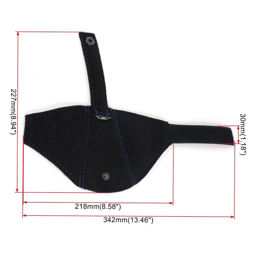 JDM Flocking Cloth Car Bucket for Seat belt Guide Safety for Seat Belt Holder Protector
