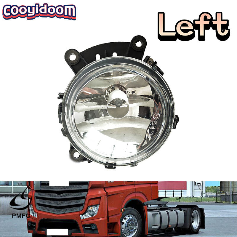 Left for Benz Truck Actros MP4 Front Bumper Lights, Fog Lights, Daytime Running Lights
