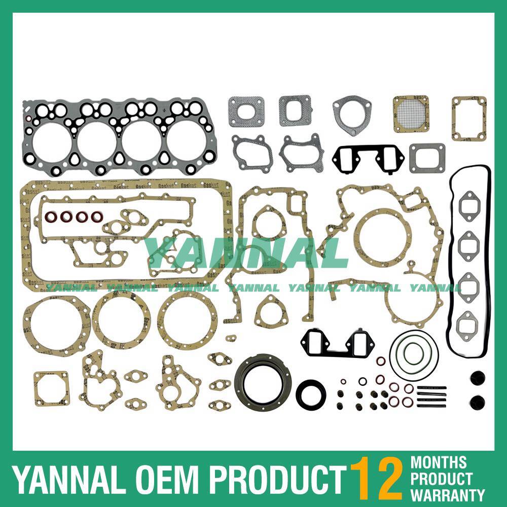 4-piece overhaul and rebuild kit with shims and bearings for modern D4DA engines