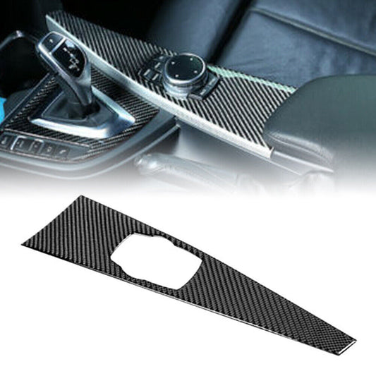 for BMW 3 4 Series F30 F33 F34 Carbon Fiber Center Console Interior Trim Cover
