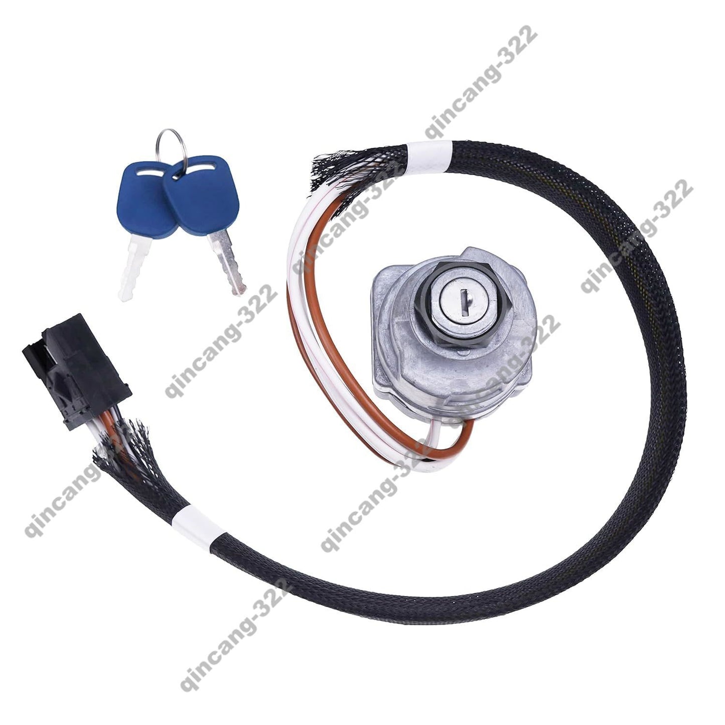 Ignition Switch with Key 87561528 for CASE MAXXUM 100 115 125 135 150 Tractor
