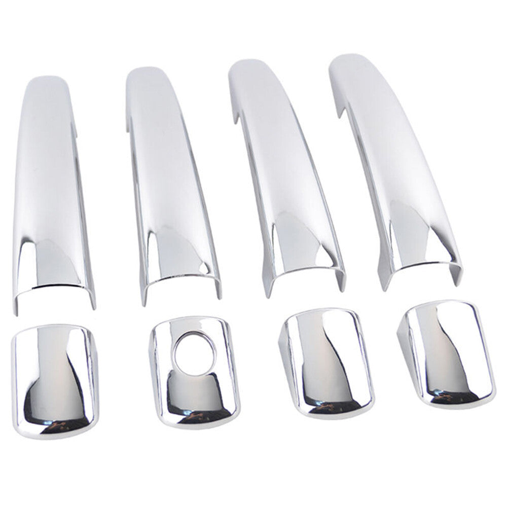 4pcs Door Handle Cover Chrome Trim Case Fits for Peugeot 207 308 407 2006 for Citroen for C4