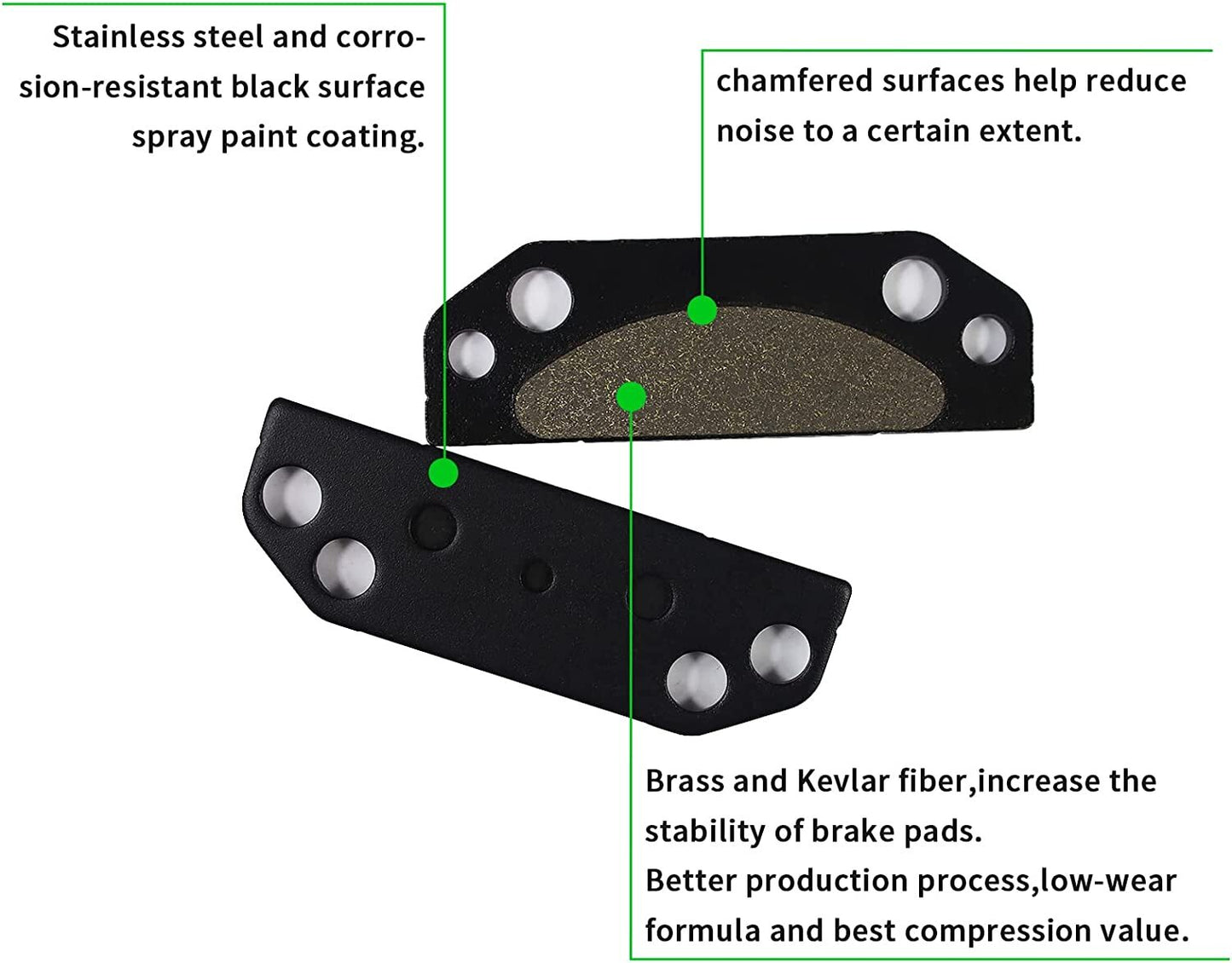 2203147 Parking Brake Pads for Polaris Ranger 500 700 800 900 Crew Ranger XP 700