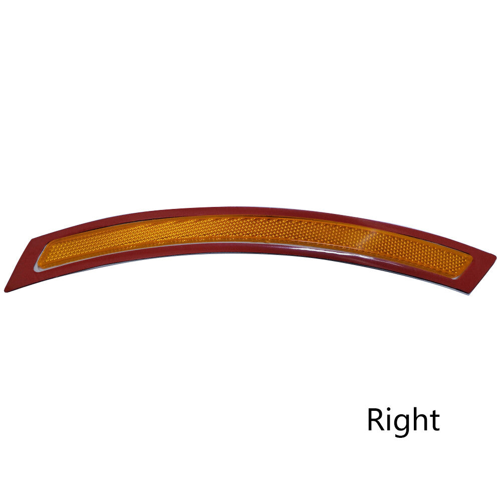 2Pcs Front Left Right Bumper Reflector Fits for BMW 2014 - 2017 F15 F85 for X5 No Bulb