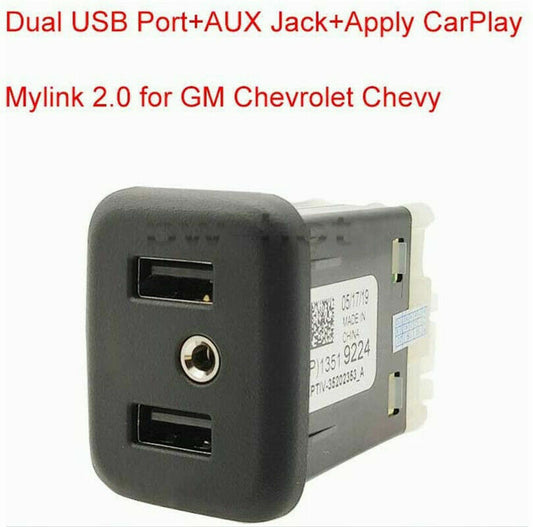 13519224 Auxiliary USB Charger Port for Buick for Chevrolet Audio Player Receptacle