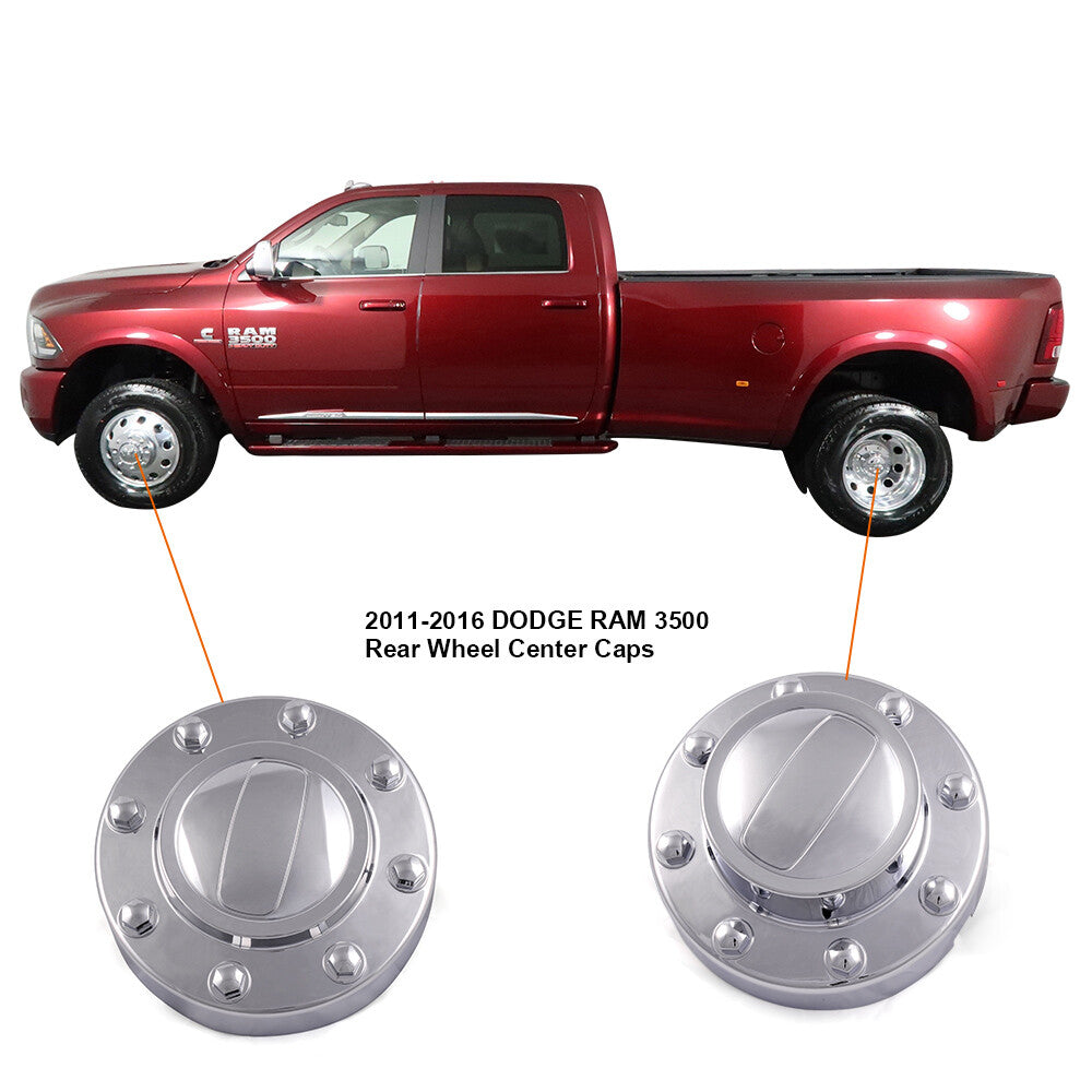 4-piece 1-ton Dually Alcoa alloy wheel center cap kit suitable for 11-16 for Dodge for Ram 3500