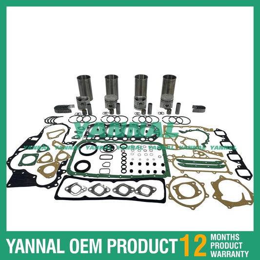 4-piece TD25 Overhaul and Rebuild Kit with Shims and Bearings for Nissan Diesel Engines