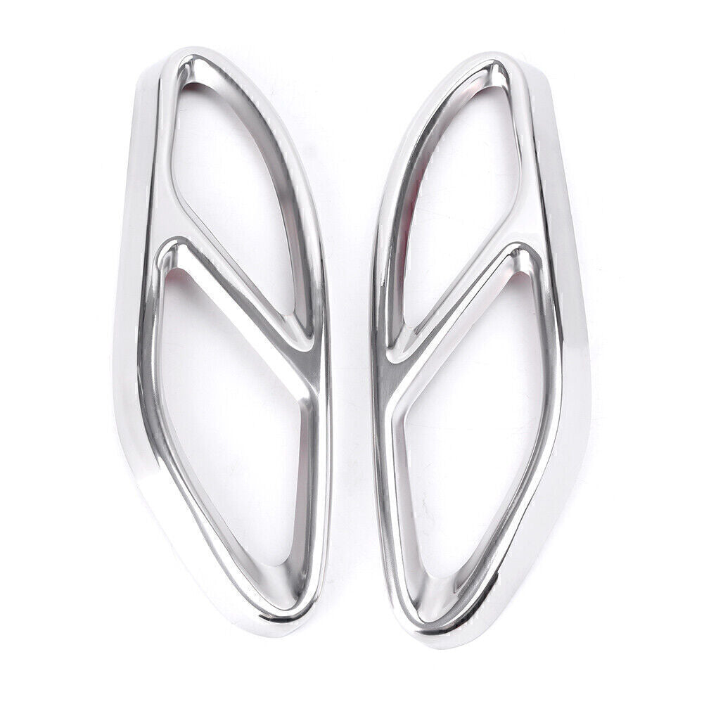 for Mercedes GLE GLS GLC Chrome Rear cylinder exhaust pipe Cover