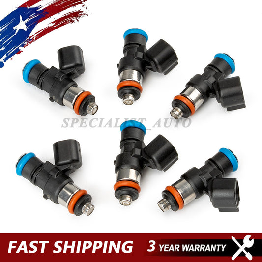 6PCS for Polaris Ranger XP 900 Ranger Crew 570 2013-19 Fuel Injector 2521068