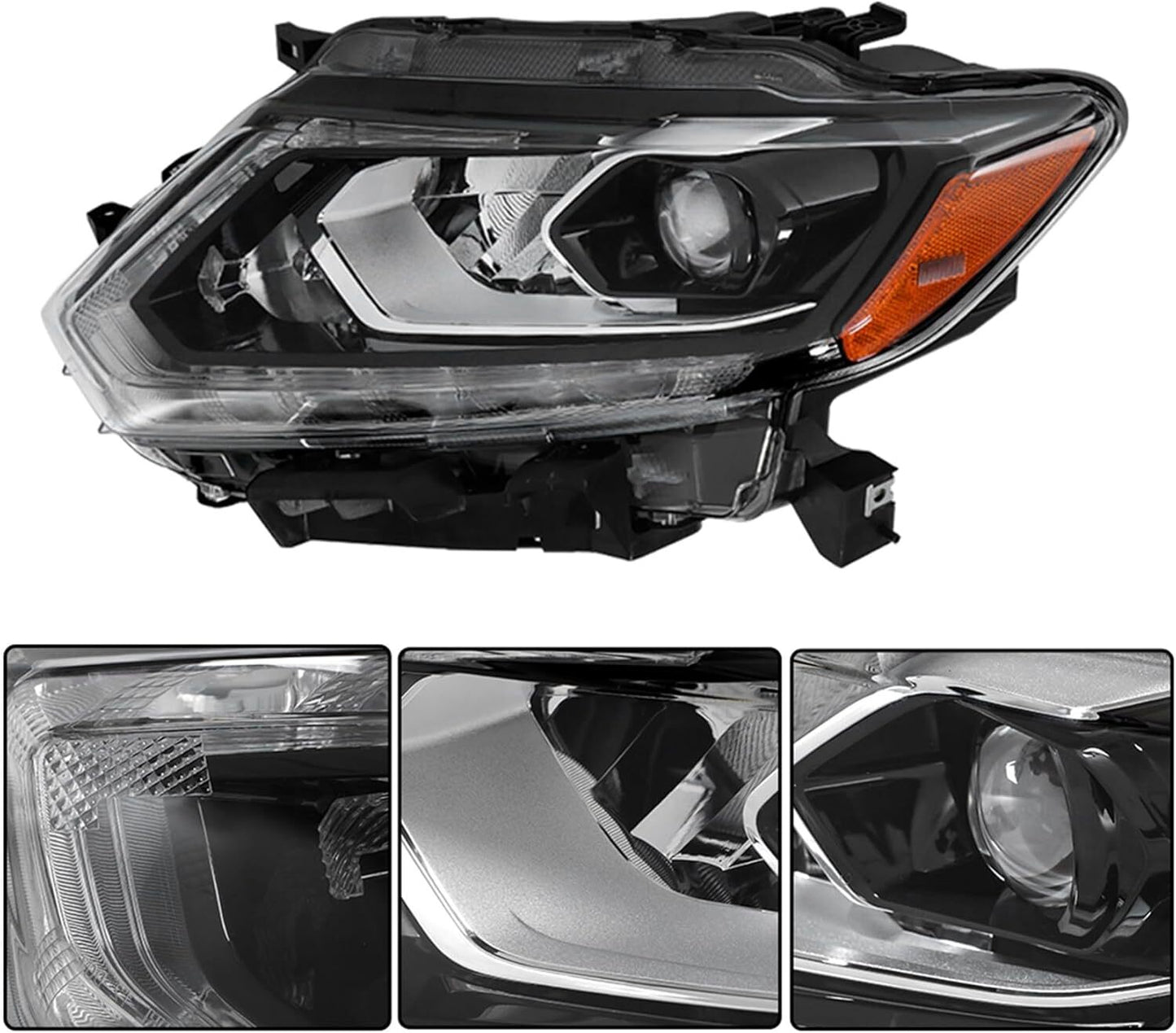 26060-4BA5A LED Projector Headlight Assy Driver Side for Nissan Rogue 2014~2016