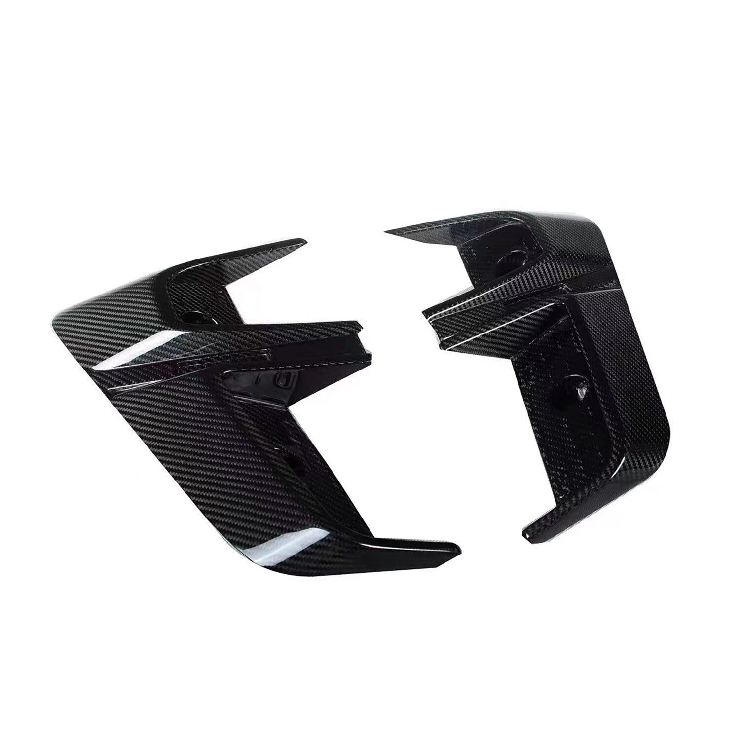 6x Exterior Trim Fender Vent Set for Mercedes W463a W464 Dry Carbon Fiber Bs Sty