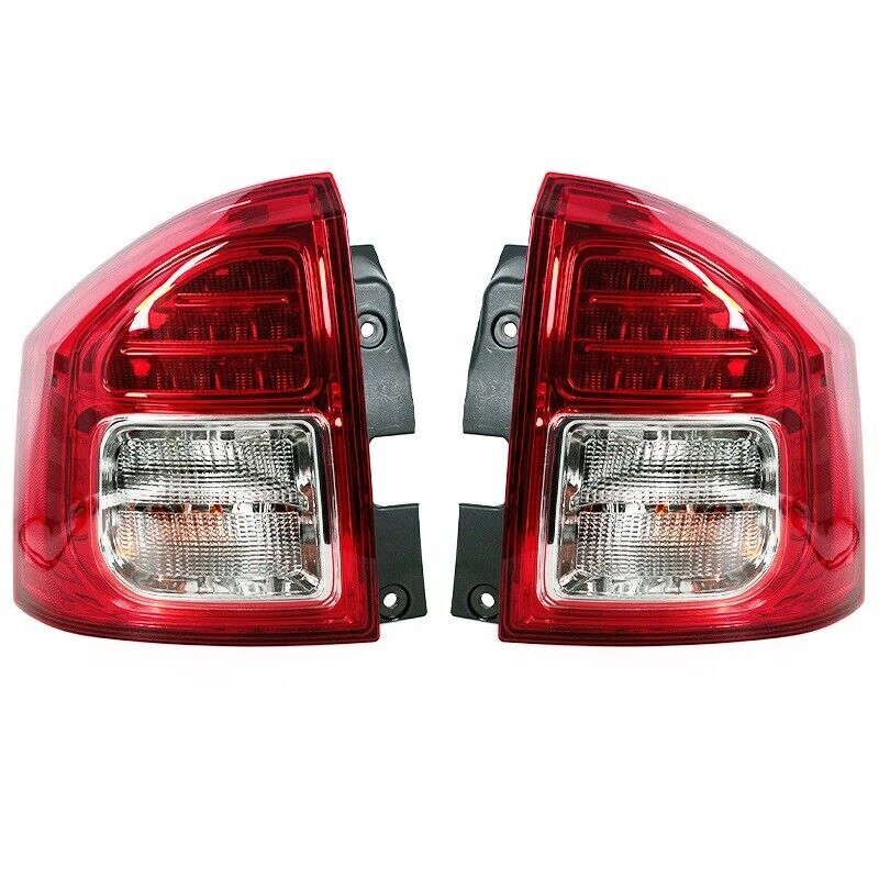 1 pair of taillights, right + left with bulbs, suitable for Jeep compasses 2011 2012 2013