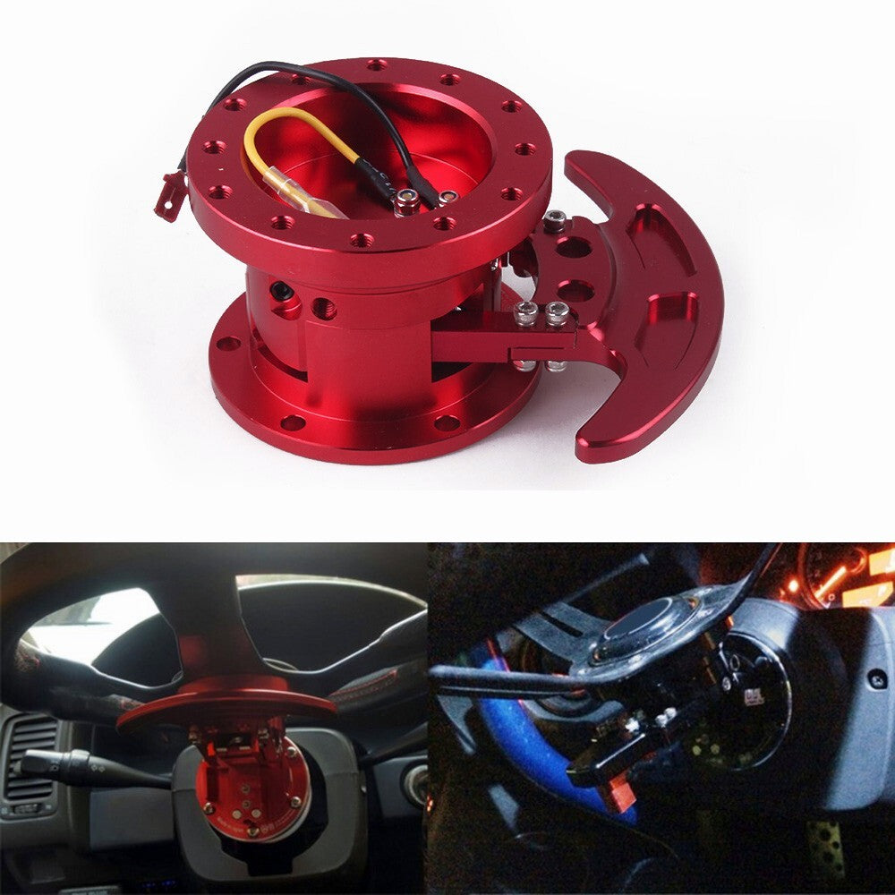 WorksBell Rapfix Flip Up ilt Racing Steering Wheel Quick Release Hub Kit