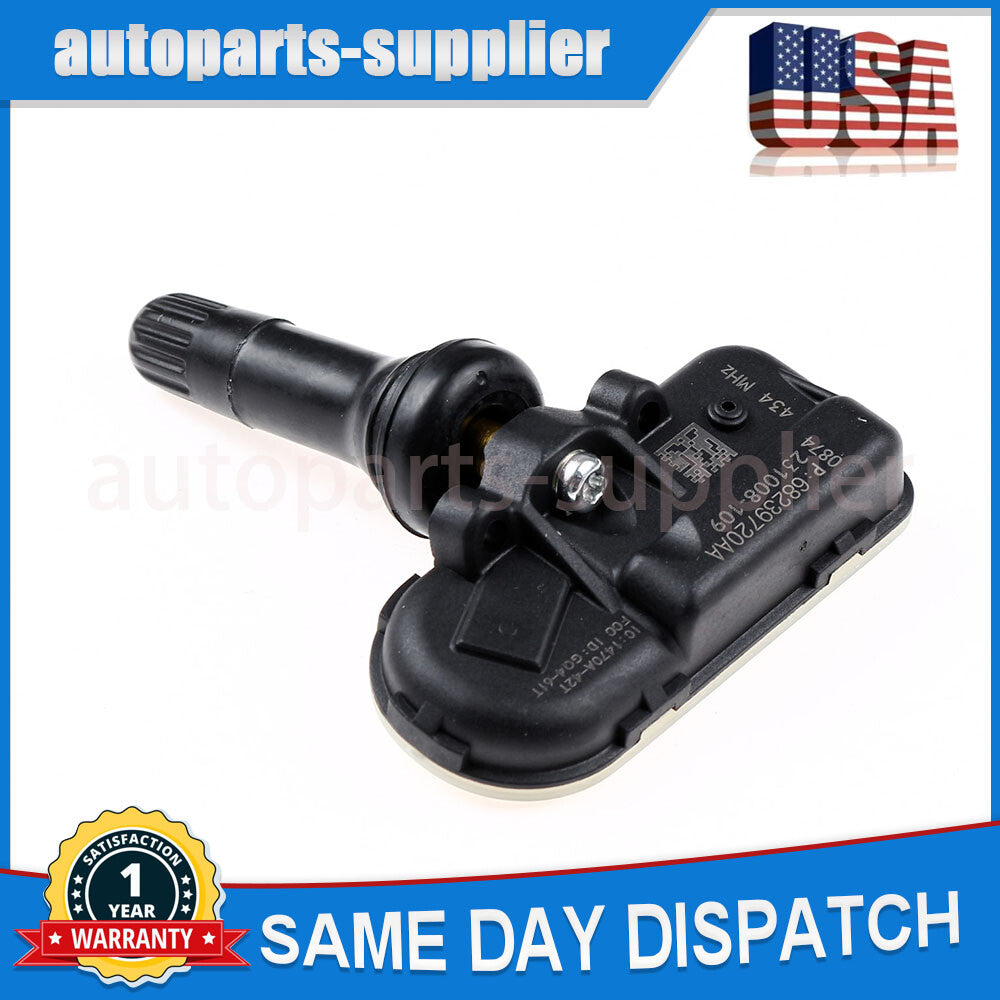 4-Piece Tire Pressure Sensor TPMS 68249197AA 434MHz for Jeep Cherokee for Ram 1500 2500