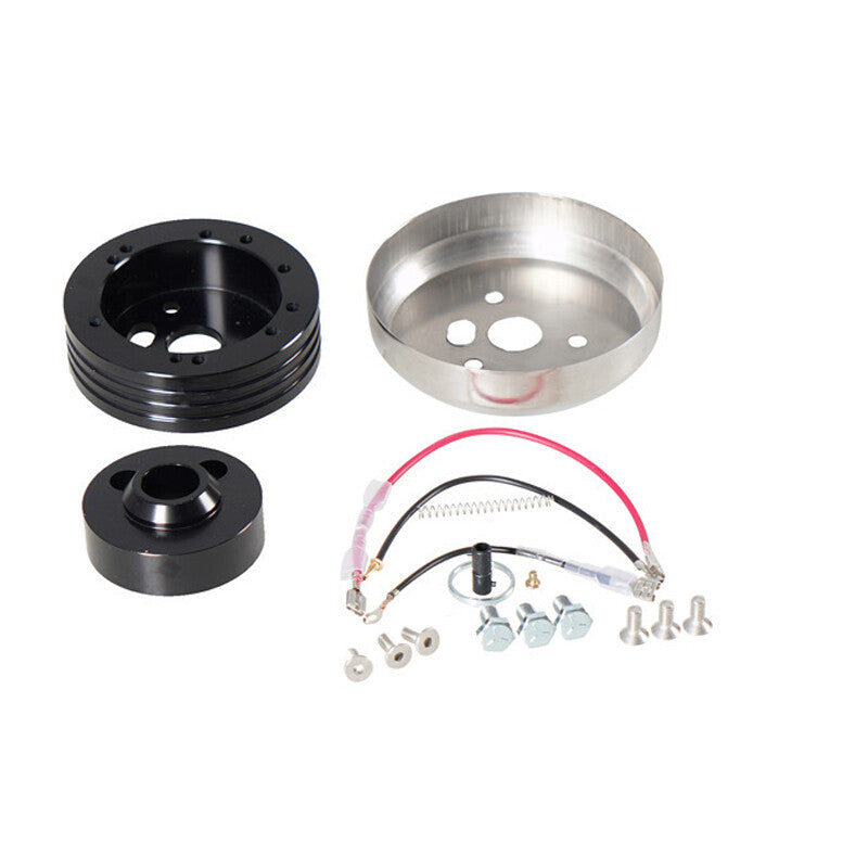 5- and 6-hole polished steering wheel hub adapters for Flaming River/Ididit/GM/ for Chevrolet