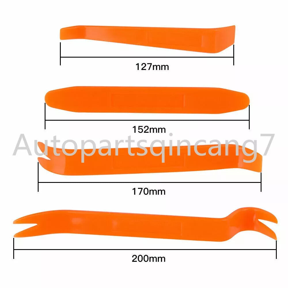 4 X Car Audio Door Body Clip Panel Trim Dash Auto Radio Install Removal Tool Set
