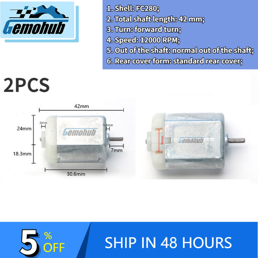 FC280 Micro size 12V electric Dc motor used for Car Door Lock Actuator Motor 12V